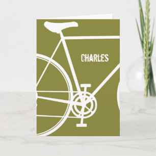 Personalized Bike note cards