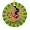 Personalized Biking Ornament