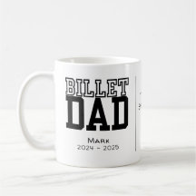 Personalized Billet Dad With Sentimental Quote