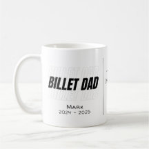 Personalized Billet Dad With Sentimental Quote