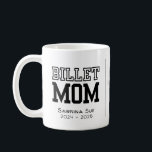 Personalized Billet Mom With Sentimental Quote Coffee Mug<br><div class="desc">Elevate your gifting with our customizable "Billet Mom" Coffee Mug, perfect for adding a personal touch to any occasion! This versatile design lets you fill in your own message or details for a truly one-of-a-kind creation. Ideal for birthdays, anniversaries, or just because, this customizable coffee mug ensures your sentiments are...</div>