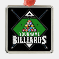 Personalized Billiards NAME Cue Rack Pool Room