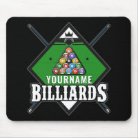 Personalized Billiards NAME Cue Rack Pool Room