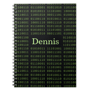 Personalized Binary Code Notebook