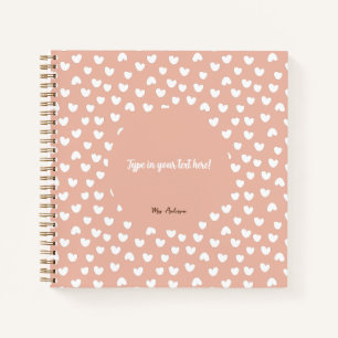 personalized binder, boho binder, pattern boho notebook