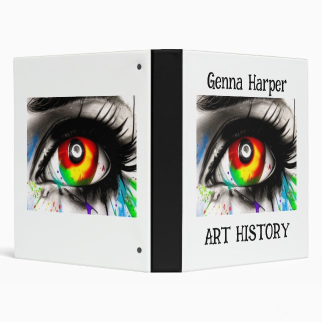 Personalized Binder for school, college, study (Background)