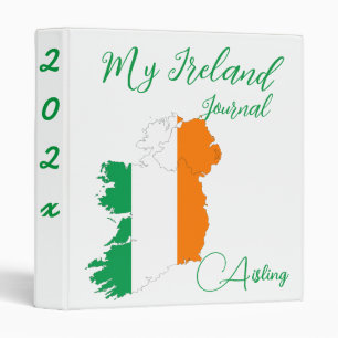 Personalized Binder "My Ireland Journal"