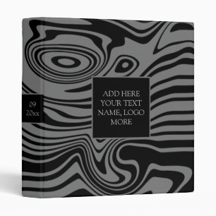 Personalized Binder with Custom Text and Colour