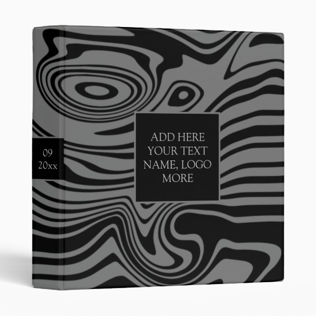 Personalized Binder with Custom Text and Colour (Front/Spine)