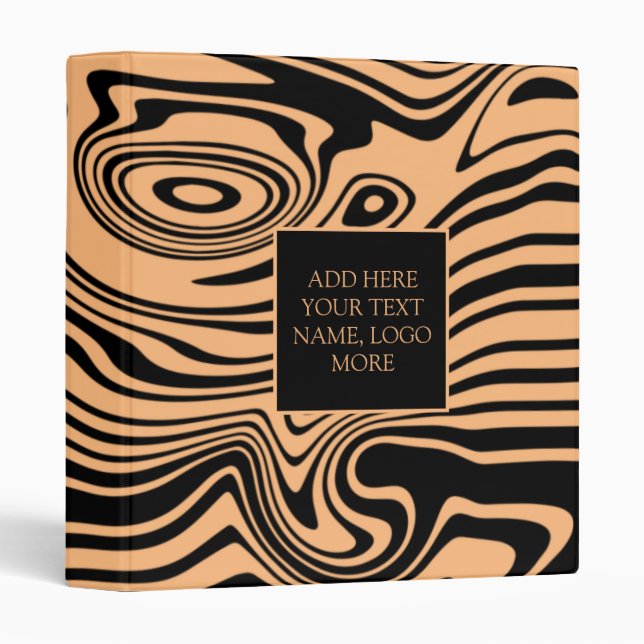 Personalized Binder Your Text - Custom Colours (Front/Spine)