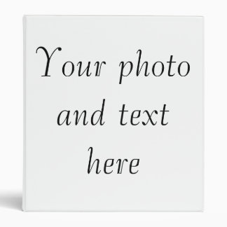 Personalized binders