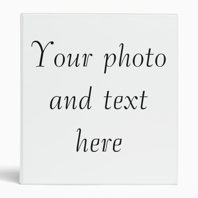 Personalized binders (Front)