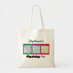 Personalized BINGO Cards Bingo Tote  Bag