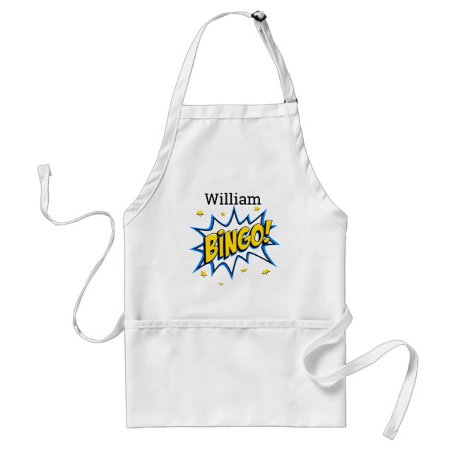 Personalized Bingo Worker Standard Apron (Front)