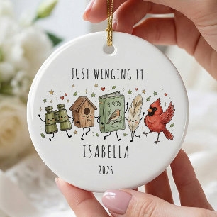 Personalized Bird Lover Ornament