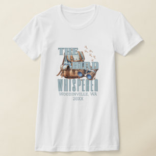 Personalized Bird Watching Location Date Name T-Shirt