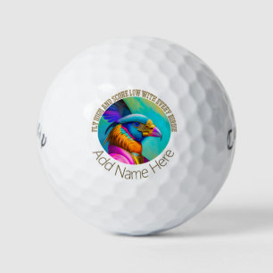 Personalized Birdie - Callaway Warbird Golf Balls