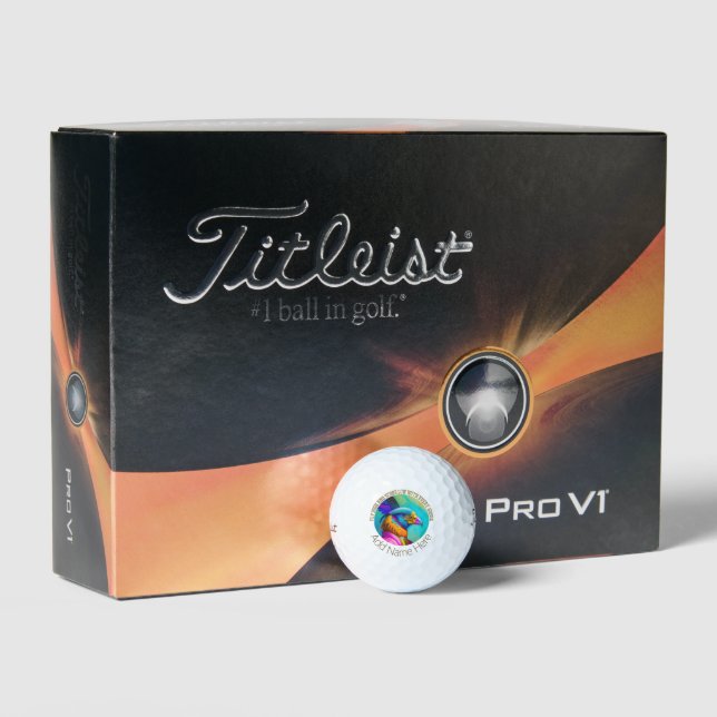 Personalized Birdie -Titleist Pro V1 Golf Balls (Packaging)