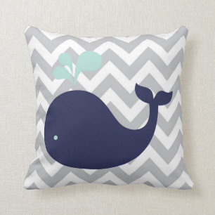 Personalized Birth Details Nautical Pillow
