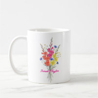 Personalized Birth Flower Gladiolus Custom
