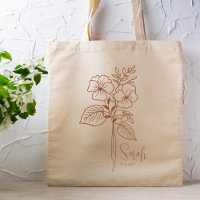 Personalized Birth Month Flower February Rust