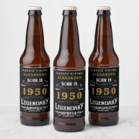 Personalized Birthday 1950 Legendary Distressed