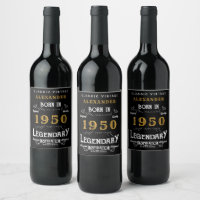 Personalized Birthday 1950 Legendary Distressed 