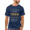 Personalized Birthday 1960 Add Your Name Blue Gold