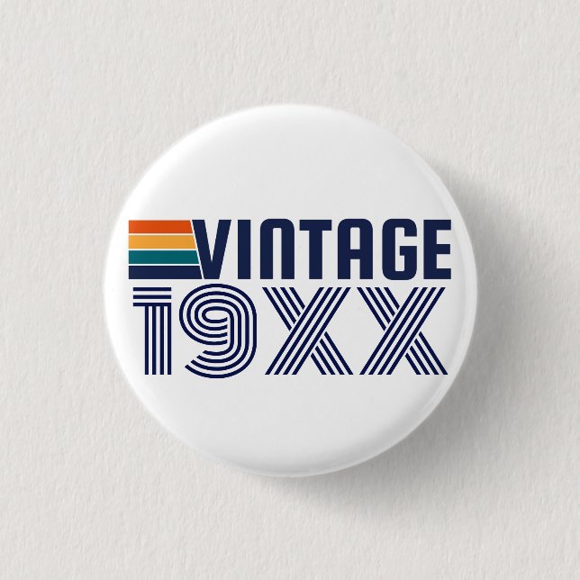 Personalized Birthday 1 Inch Round Button (Front)