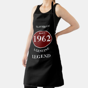 Personalized Birthday Add Name Year Born Party Apron
