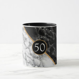 :Personalized Birthday Anniversary Mug Marble