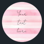 Personalized Birthday,Baby Shower, Wedding, Classic Round Sticker<br><div class="desc">Personalised stickers perfect to personalised any favours during special occasion.</div>
