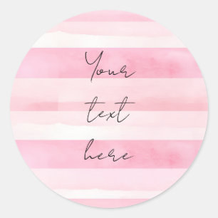 Personalized Birthday,Baby Shower, Wedding, Classic Round Sticker