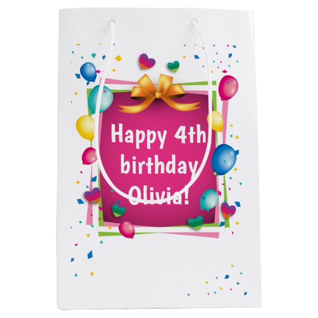 Personalized Birthday Bag (Front)