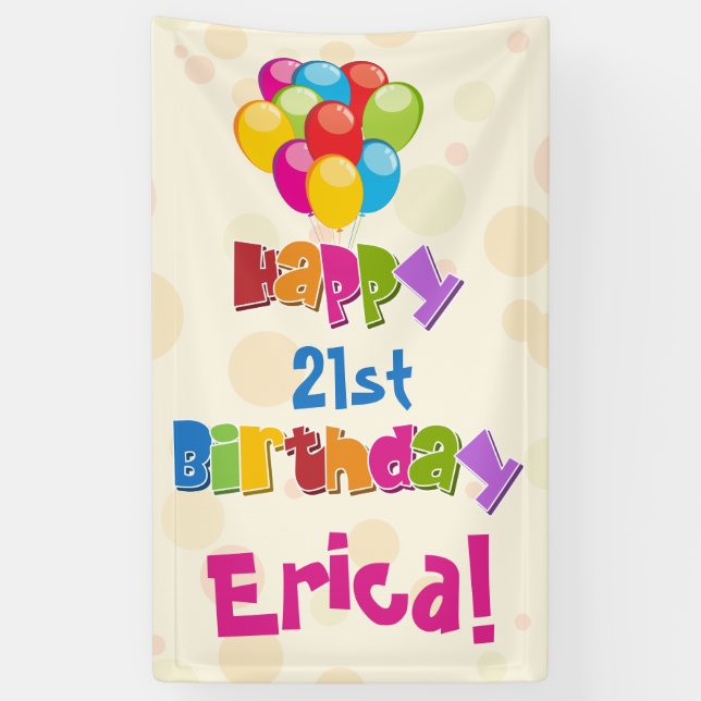 Personalized Birthday Banner (Vertical)
