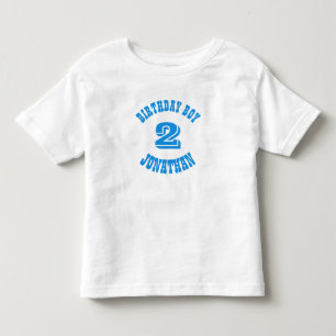 Personalized Birthday Boy (customize the age) Toddler T-shirt