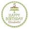 Personalized Birthday Cake Kids Birthday Stickers