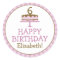 Personalized Birthday Cake Kids Birthday Stickers