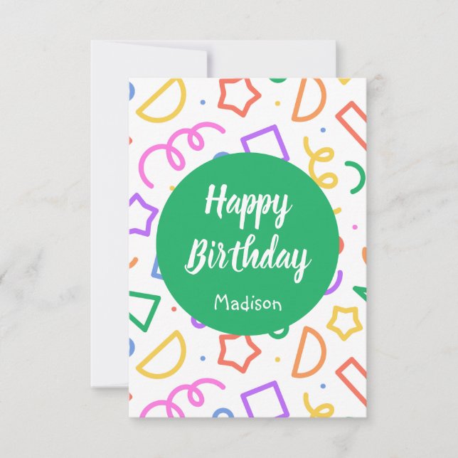 Personalized Birthday Card (Front)