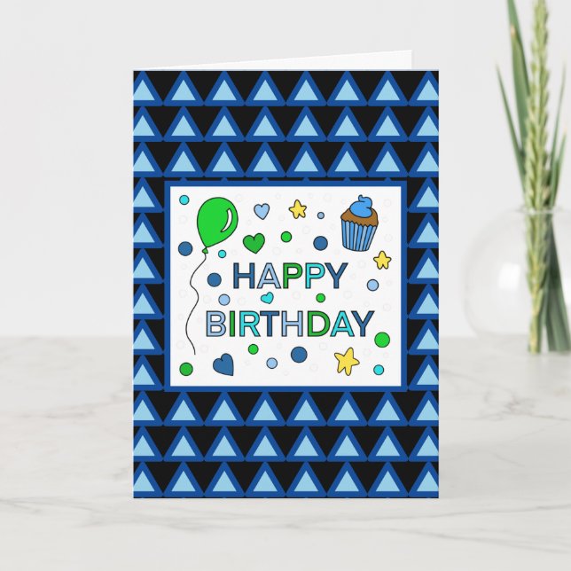 Personalized Birthday Card for Nephew (Front)