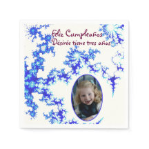 Personalized Birthday Cocktail Napkins - Spanish