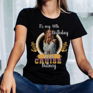 Personalized Birthday Cruise Custom Face  T-Shirt