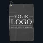 Personalized Birthday Gift Golfer Dad Elegant Golf Towel<br><div class="desc">Custom Business ADD YOUR LOGO Company Professional.
You can customize it with your photo,  logo or with your text.  You can place them as you like on the customization page. Modern,  unique,  simple,  or personal,  it's your choice.</div>