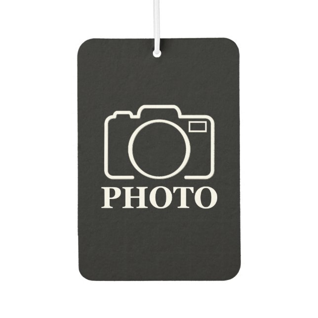 Personalized Birthday Gift Idea Upload Your Photo Air Freshener (Front)