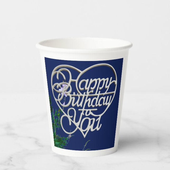 Personalized Birthday Gifts  Paper Cups (Front)