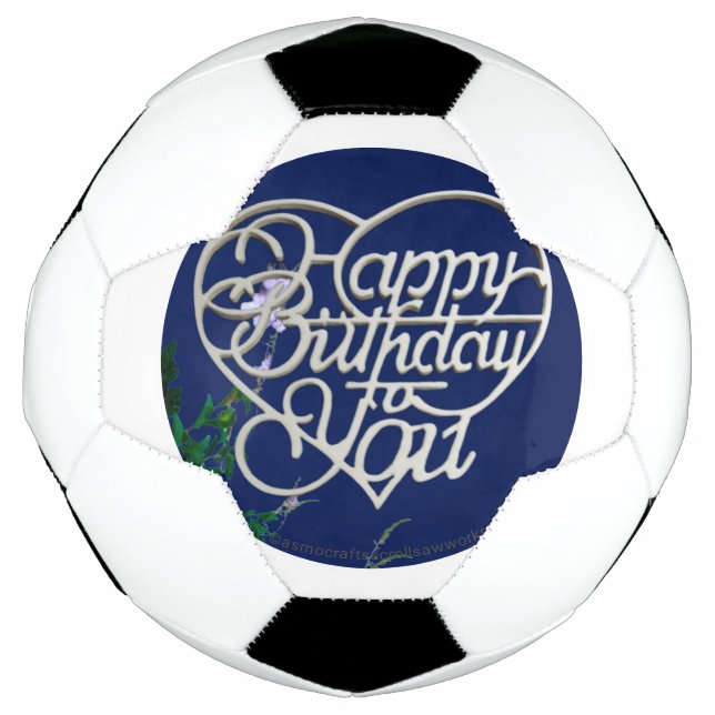 Personalized Birthday Gifts  Soccer Ball (Front)