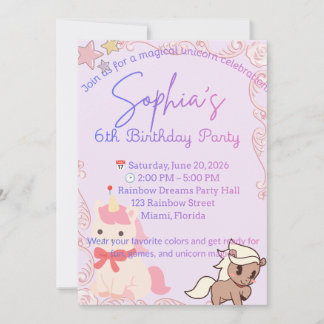 Personalized Birthday Invitation | Custom Birthday