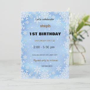personalized  birthday invite