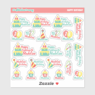 Personalized Birthday Labels | Custom Stickers
