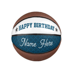 PERSONALIZED BIRTHDAY MINI BASKETBALL